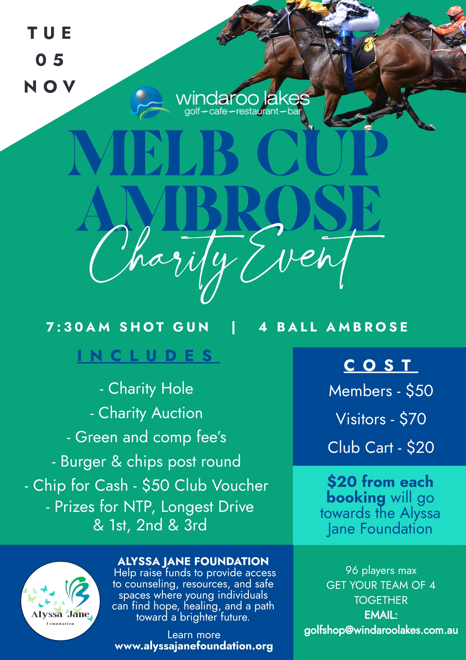 Melbourne Cup Charity Golf Day