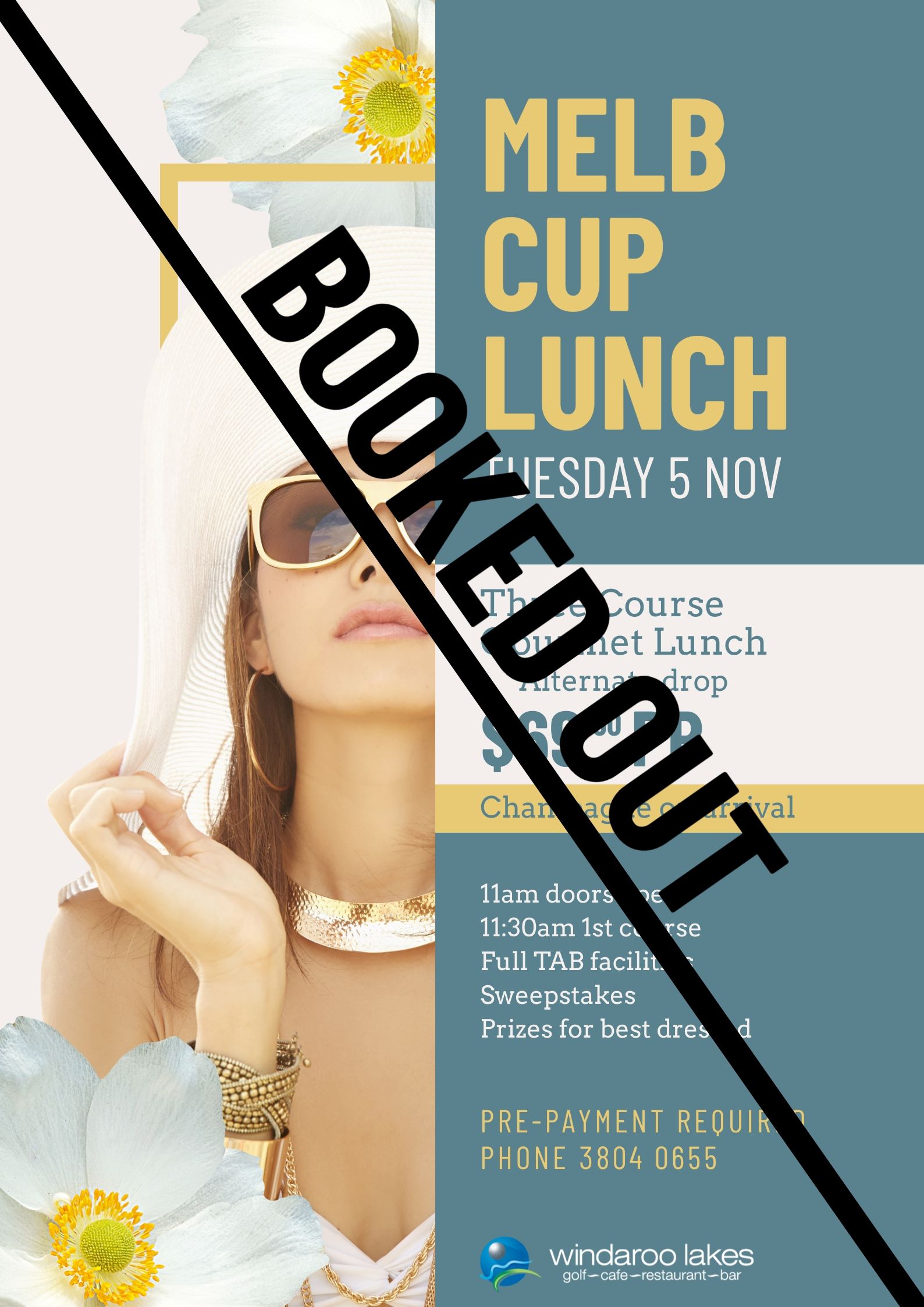 Melbourne Cup Lunch 2024 Poster