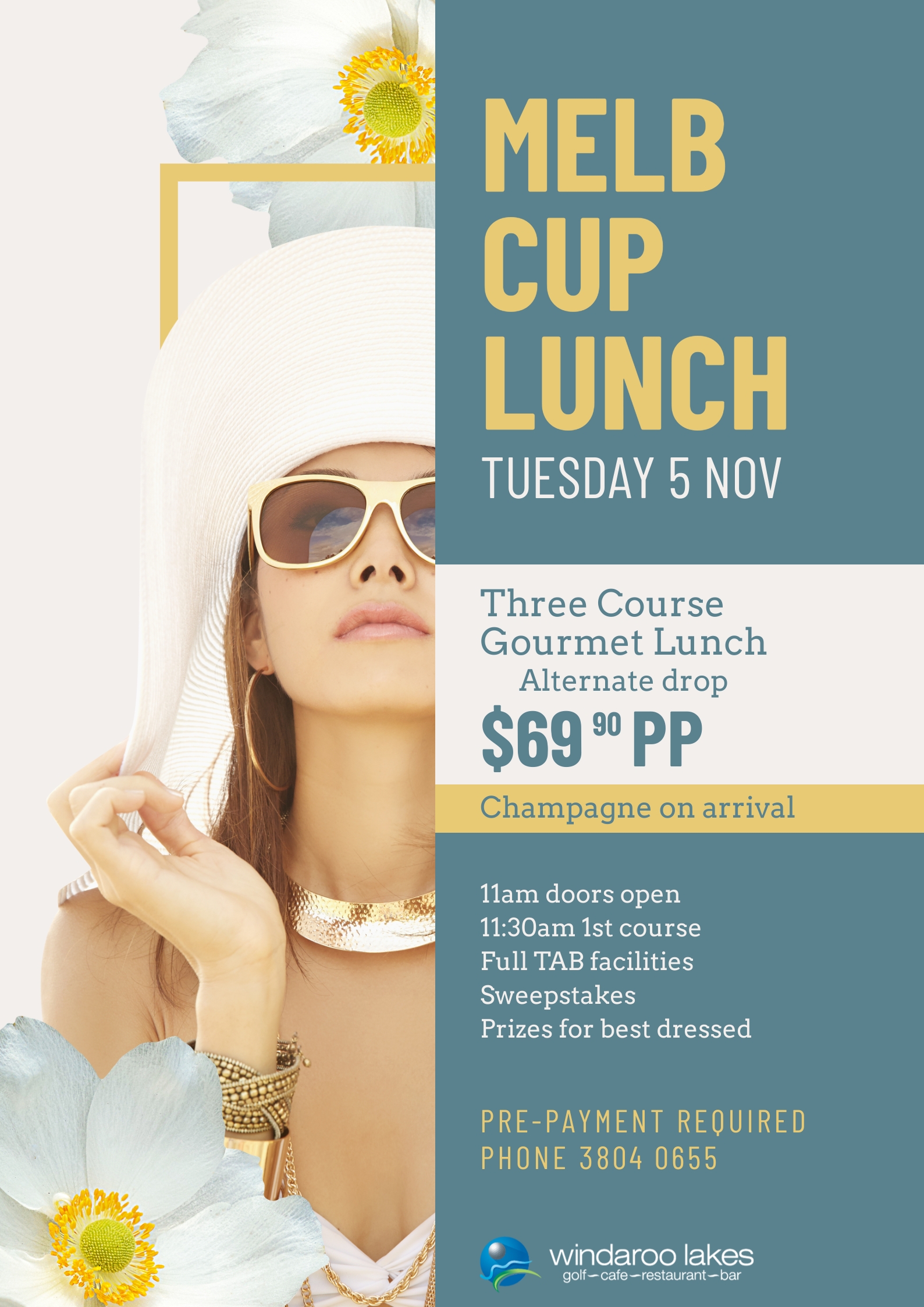 Melbourne Cup Lunch 2024 Poster